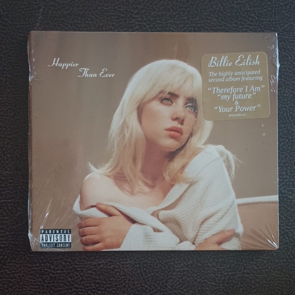 'Happier Than Ever' CD - White Cover